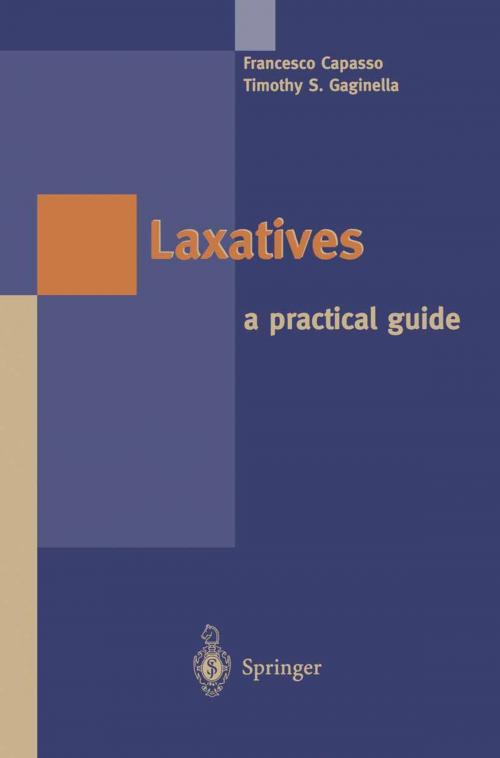 Cover of the book Laxatives by Francesco Capasso, Timothy S. Gaginella, Springer Milan
