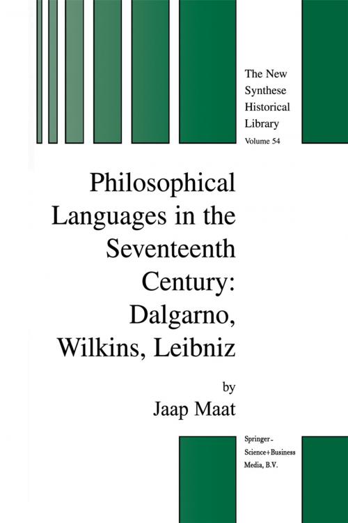 Cover of the book Philosophical Languages in the Seventeenth Century by Jaap Maat, Springer Netherlands