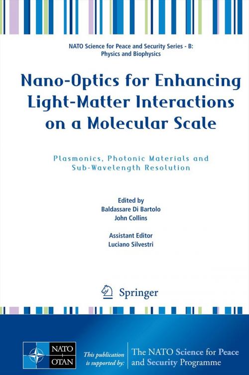 Cover of the book Nano-Optics for Enhancing Light-Matter Interactions on a Molecular Scale by Luciano Silvestri, Springer Netherlands
