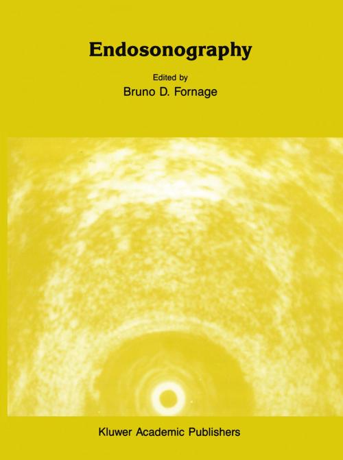 Cover of the book Endosonography by B.D. Fornage, Springer Netherlands
