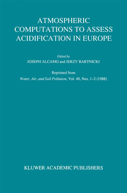 Cover of the book Atmospheric Computations to Assess Acidification in Europe by , Springer Netherlands