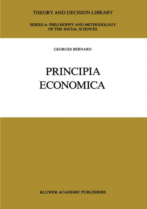 Cover of the book Principia Economica by G. Bernard, Springer Netherlands