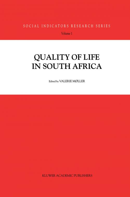 Cover of the book Quality of Life in South Africa by , Springer Netherlands