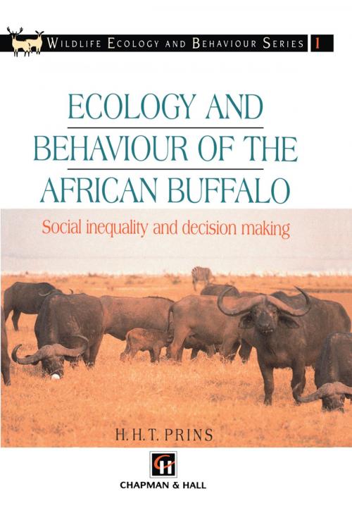 Cover of the book Ecology and Behaviour of the African Buffalo by H.H.T Prins, Springer Netherlands