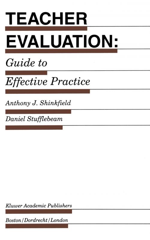 Cover of the book Teacher Evaluation by Anthony J. Shinkfield, D.L. Stufflebeam, Springer Netherlands