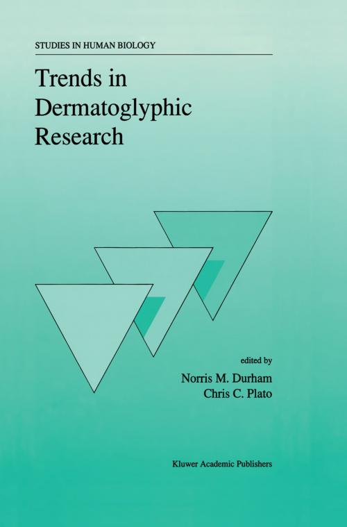 Cover of the book Trends in Dermatoglyphic Research by , Springer Netherlands