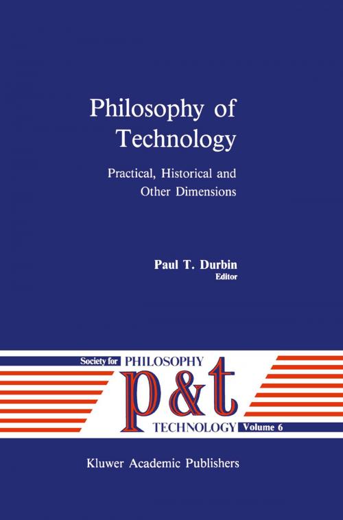 Cover of the book Philosophy of Technology by , Springer Netherlands