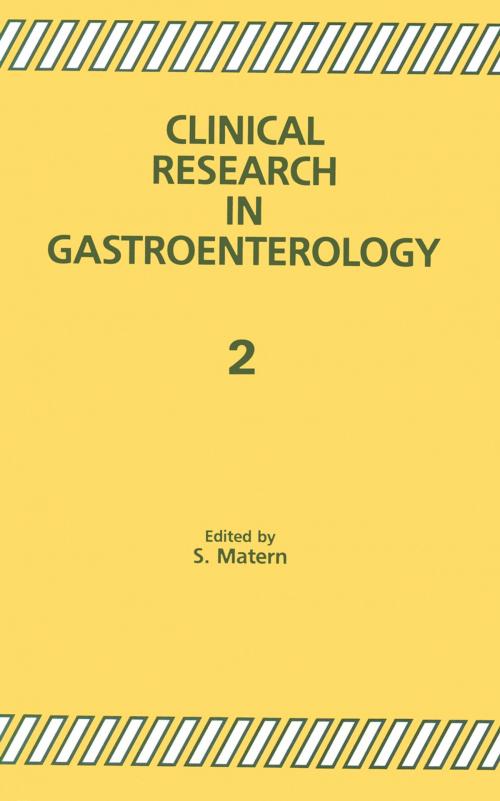 Cover of the book Clinical Research in Gastroenterology 2 by , Springer Netherlands