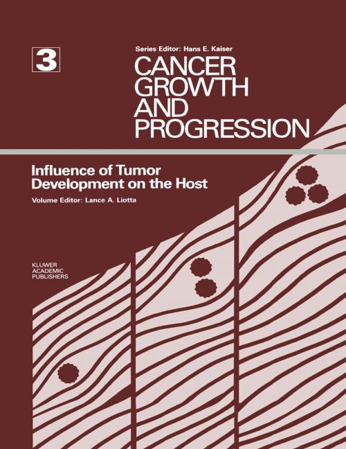 Cover of the book Influence of Tumor Development on the Host by , Springer Netherlands