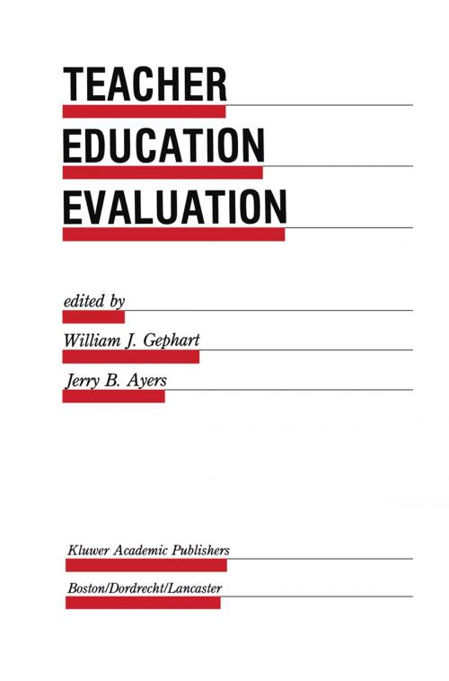 Cover of the book Teacher Education Evaluation by , Springer Netherlands