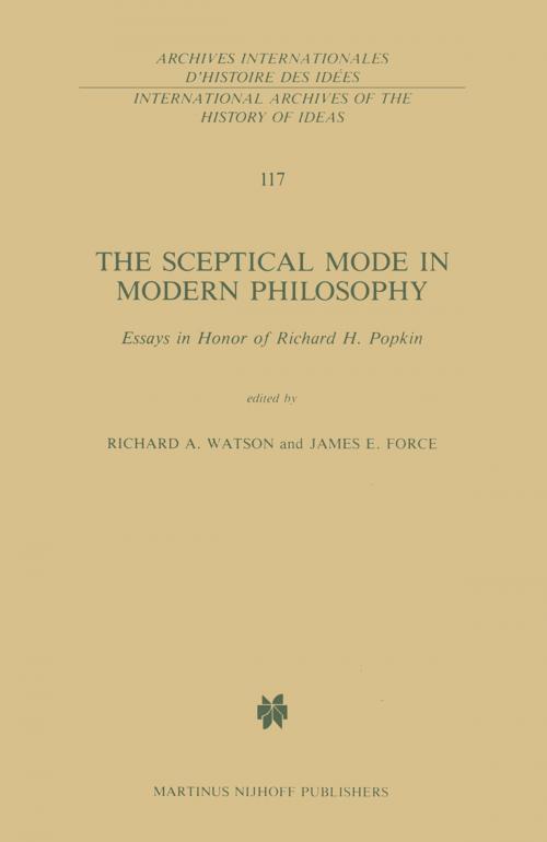 Cover of the book The Sceptical Mode in Modern Philosophy by , Springer Netherlands