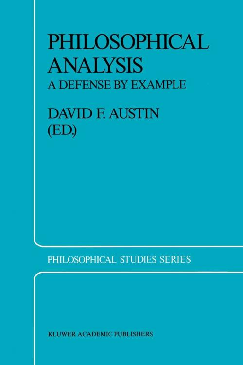 Cover of the book Philosophical Analysis by , Springer Netherlands