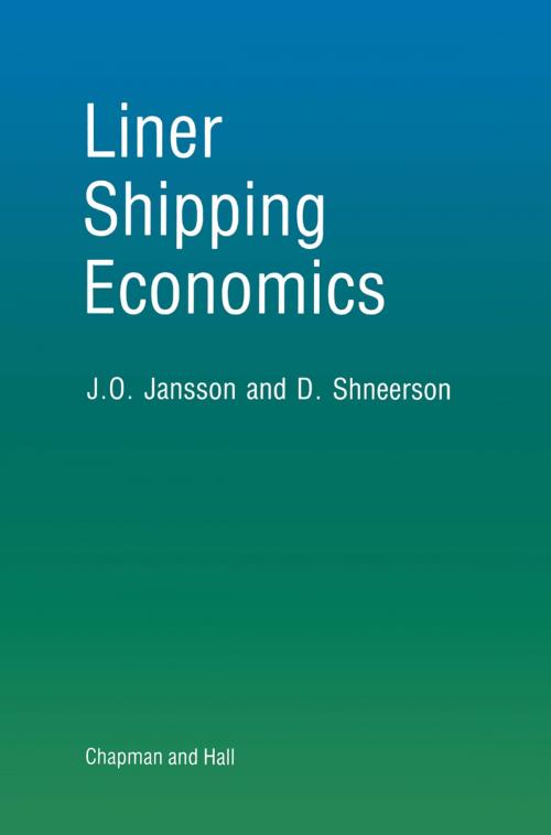 Cover of the book Liner Shipping Economics by Jan Jansson, Springer Netherlands