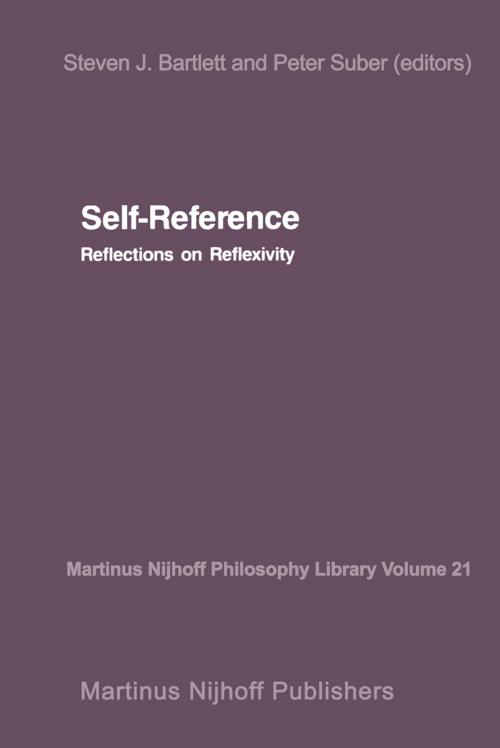 Cover of the book Self-Reference by , Springer Netherlands