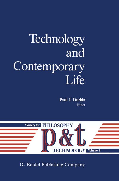 Cover of the book Technology and Contemporary Life by , Springer Netherlands