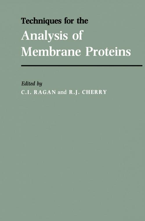 Cover of the book Techniques for the Analysis of Membrane Proteins by , Springer Netherlands