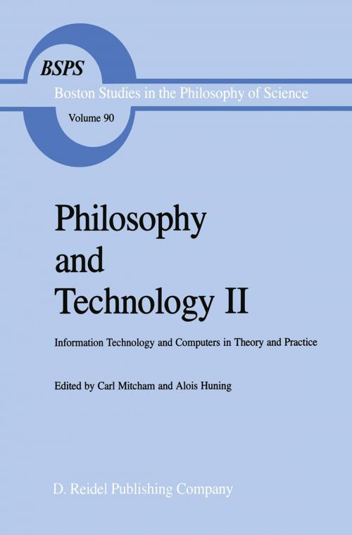 Cover of the book Philosophy and Technology II by , Springer Netherlands