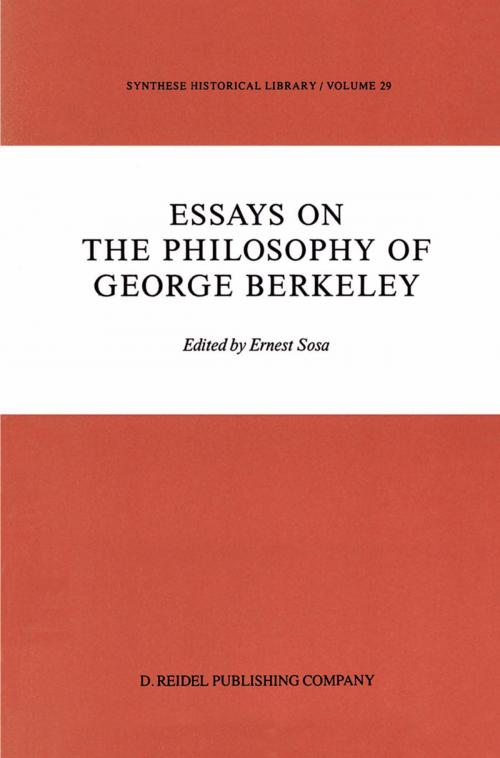Cover of the book Essays on the Philosophy of George Berkeley by , Springer Netherlands