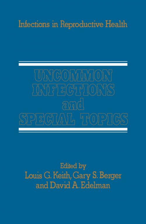 Cover of the book Uncommon Infections and Special Topics by , Springer Netherlands