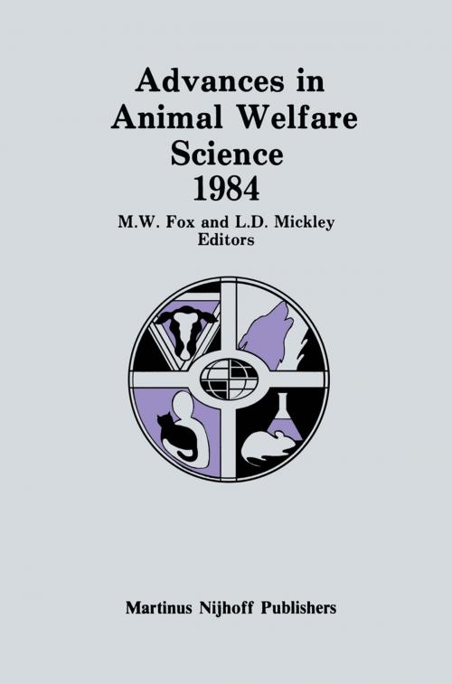 Cover of the book Advances in Animal Welfare Science 1984 by , Springer Netherlands
