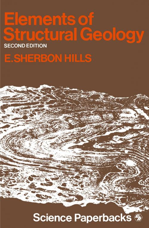 Cover of the book Elements of Structural Geology by E. S. Hills, Springer Netherlands