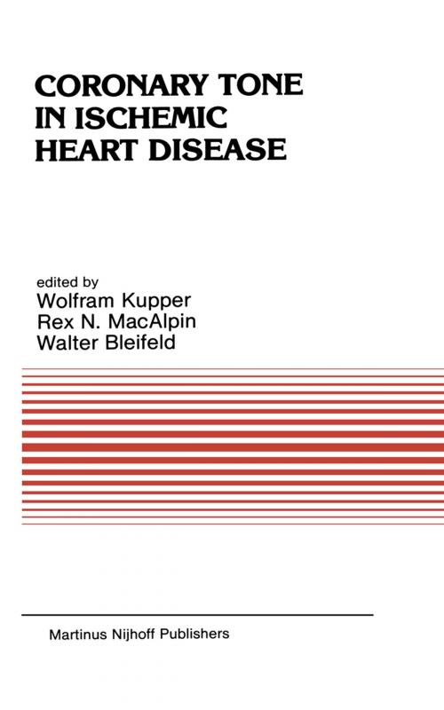 Cover of the book Coronary Tone in Ischemic Heart Disease by , Springer Netherlands