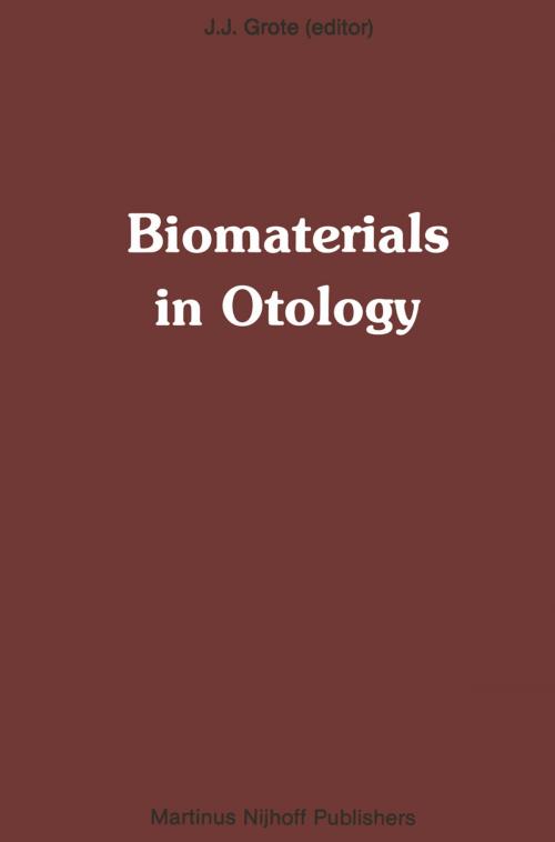 Cover of the book Biomaterials in Otology by , Springer Netherlands