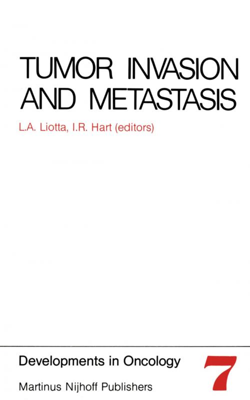 Cover of the book Tumor Invasion and Metastasis by , Springer Netherlands