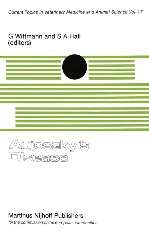 Cover of the book Aujeszky’s Disease by , Springer Netherlands