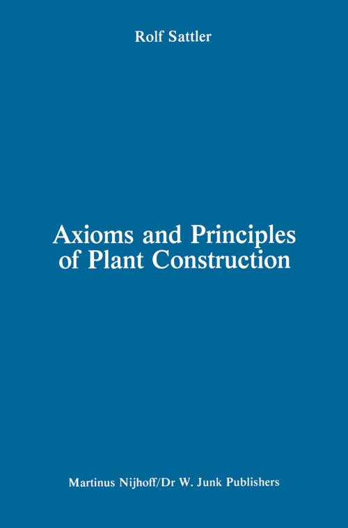 Cover of the book Axioms and Principles of Plant Construction by , Springer Netherlands