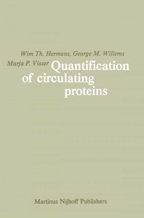 Cover of the book Quantification of Circulating Proteins by Wim Th. Hermens, George M. Willems, Marja P. Visser, Springer Netherlands