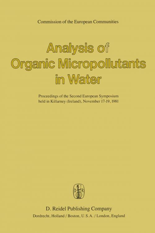 Cover of the book Analysis of Organic Micropollutants in Water by , Springer Netherlands