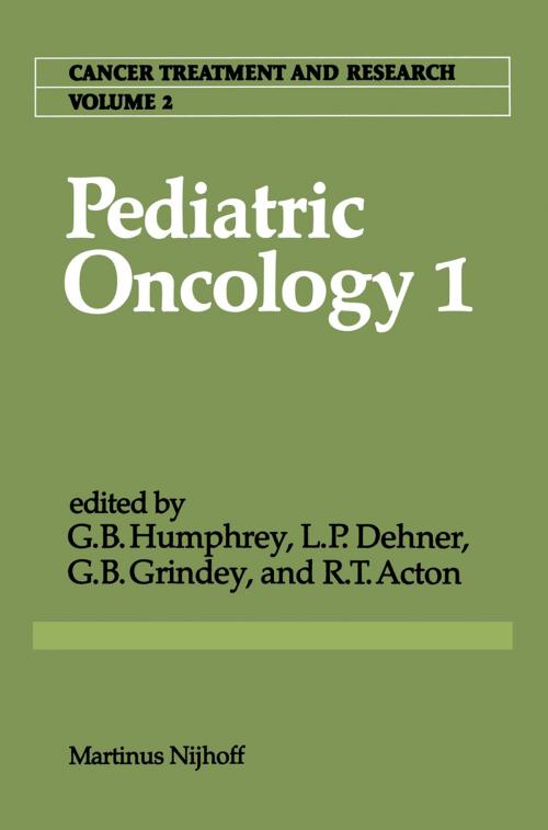 Cover of the book Pediatric Oncology 1 by , Springer Netherlands