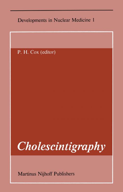 Cover of the book Cholescintigraphy by , Springer Netherlands