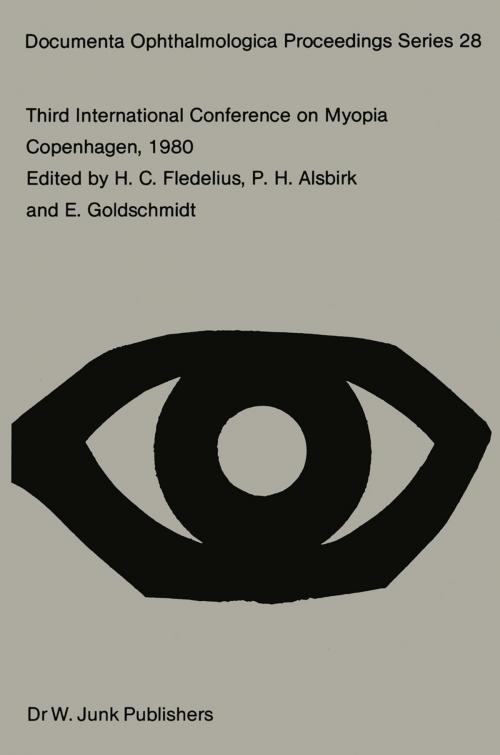 Cover of the book Third International Conference on Myopia Copenhagen, August 24–27, 1980 by , Springer Netherlands
