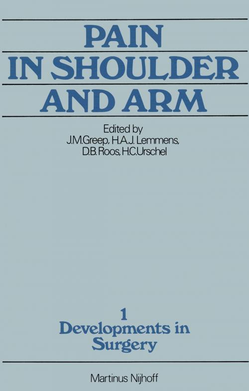 Cover of the book Pain in Shoulder and Arm by , Springer Netherlands