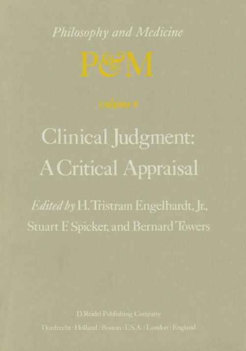 Cover of the book Clinical Judgment: A Critical Appraisal by , Springer Netherlands