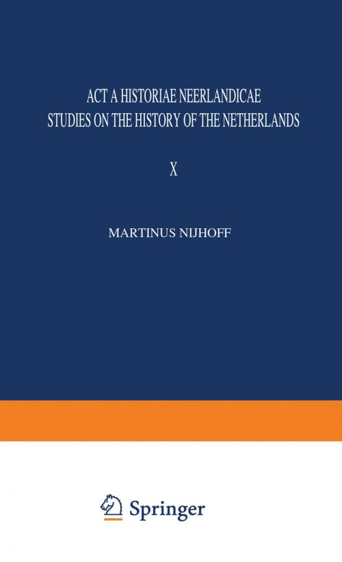 Cover of the book Acta Historiae Neerlandicae by , Springer Netherlands