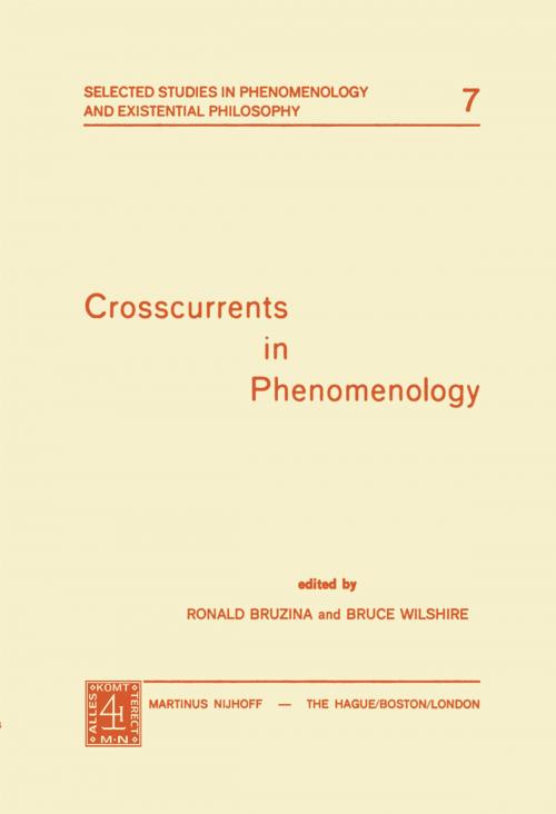 Cover of the book Crosscurrents in Phenomenology by , Springer Netherlands