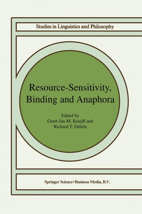 Cover of the book Resource-Sensitivity, Binding and Anaphora by , Springer Netherlands