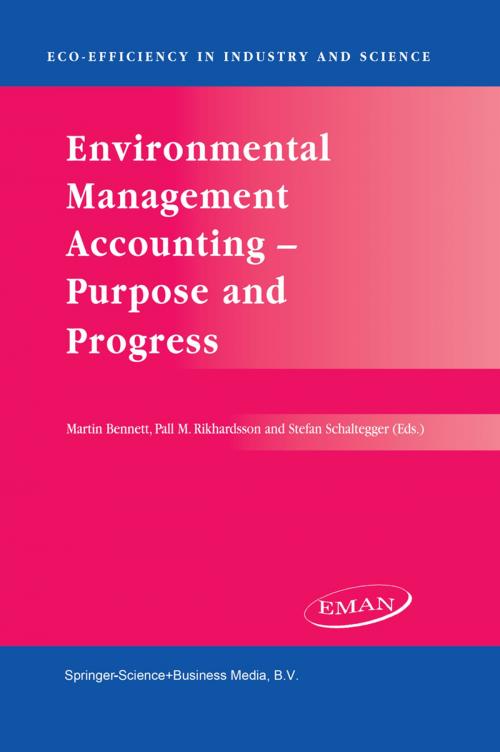Cover of the book Environmental Management Accounting — Purpose and Progress by , Springer Netherlands