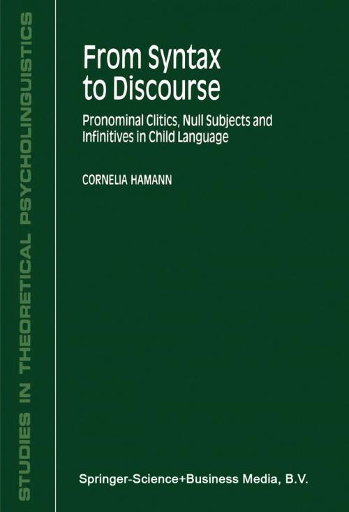 Cover of the book From Syntax to Discourse by C. Hamann, Springer Netherlands