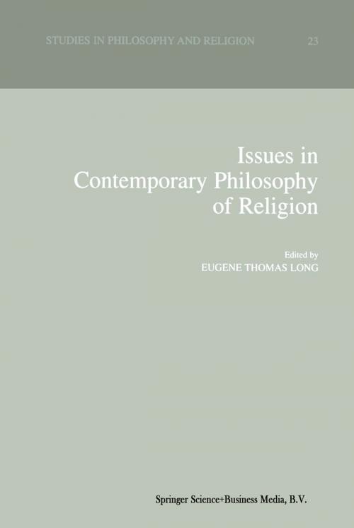 Cover of the book Issues in Contemporary Philosophy of Religion by , Springer Netherlands