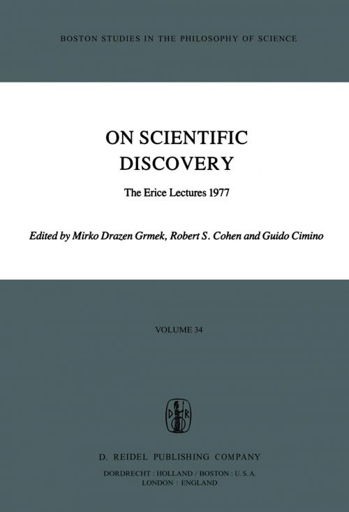 Cover of the book On Scientific Discovery by , Springer Netherlands