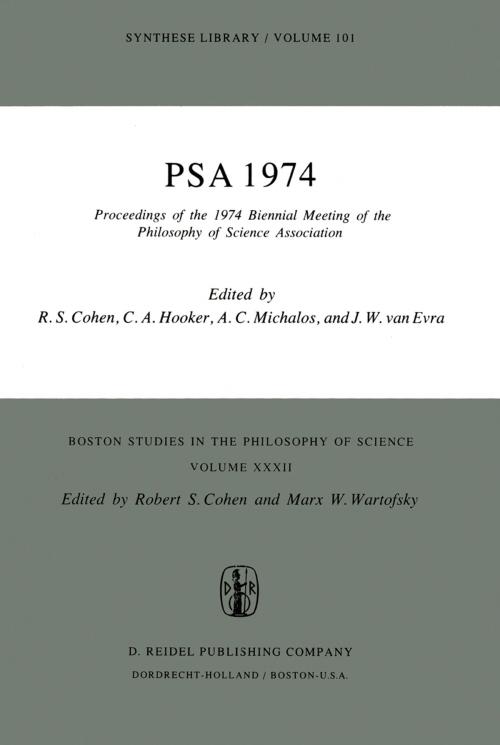 Cover of the book PSA 1974 by , Springer Netherlands