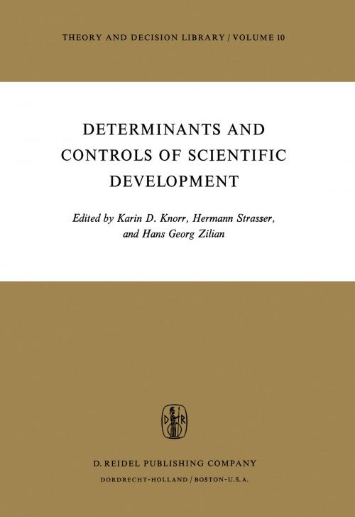 Cover of the book Determinants and Controls of Scientific Development by , Springer Netherlands
