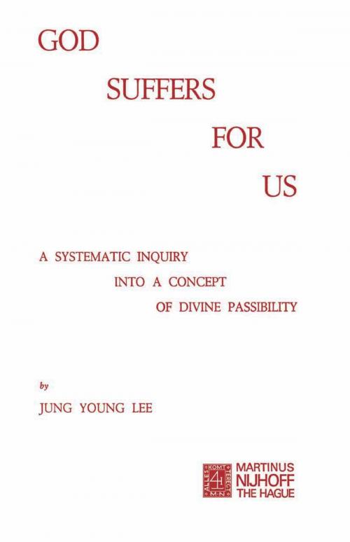 Cover of the book God Suffers for Us by J.Y. Lee, Springer Netherlands