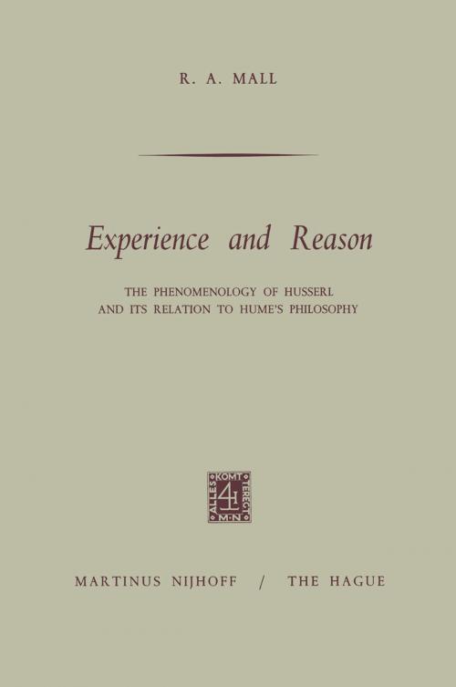 Cover of the book Experience and Reason by R.A. Mall, Springer Netherlands