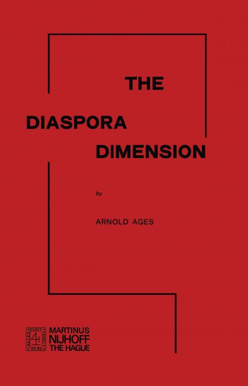 Cover of the book The Diaspora Dimension by A. Ages, Springer Netherlands