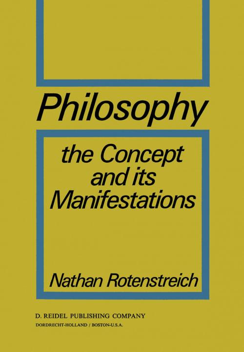 Cover of the book Philosophy by Nathan Rotenstreich, Springer Netherlands